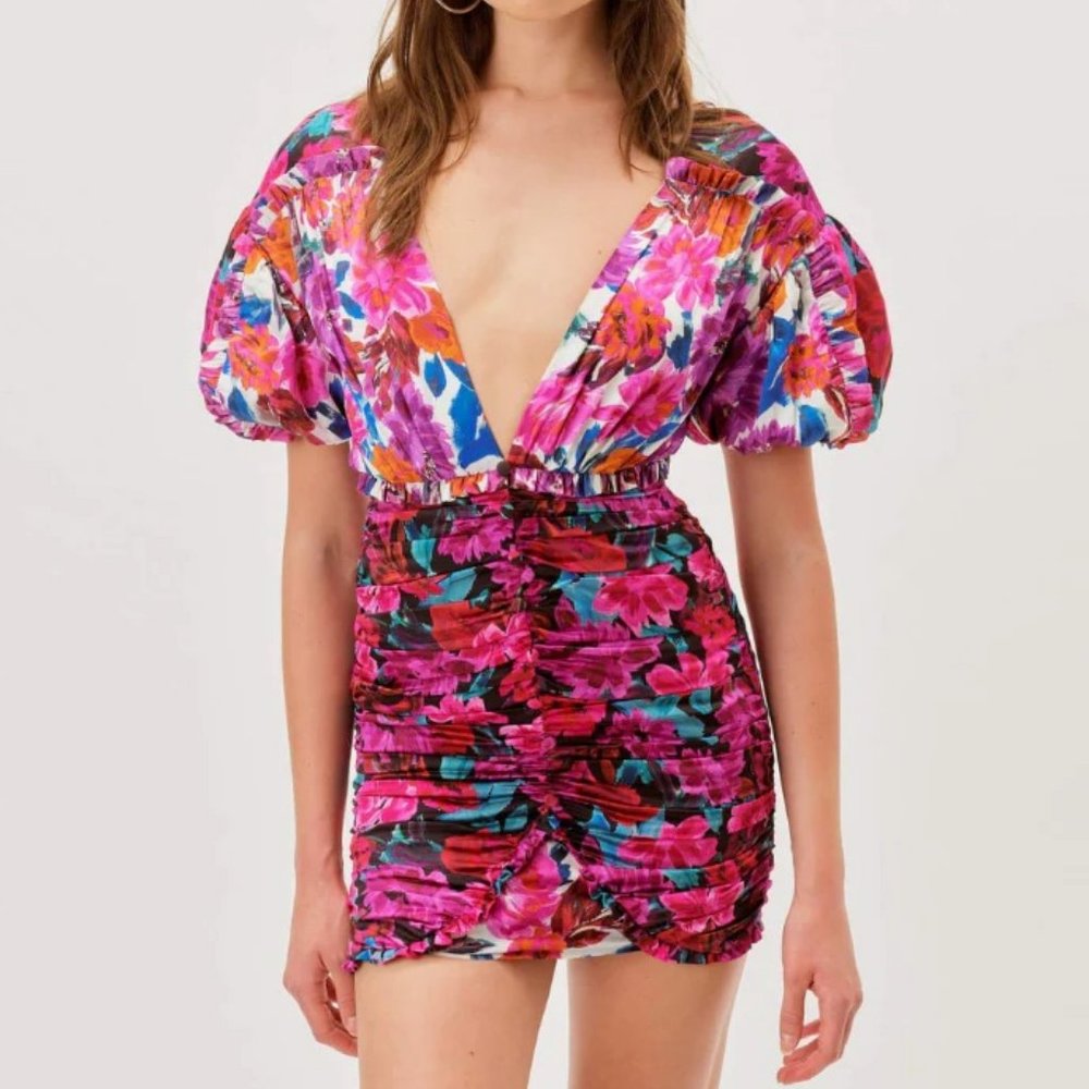 Cassandra Mini Dress by For Love & Lemons NWT